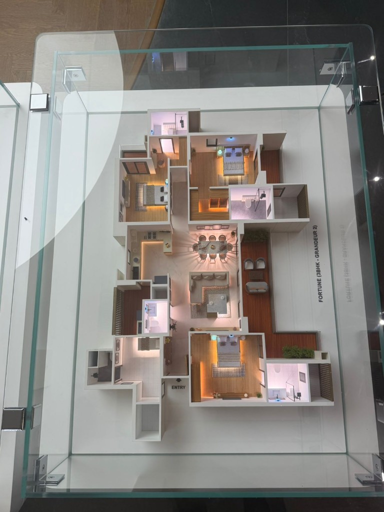 Fortune 3BHK Grandeur 2 floor plan model